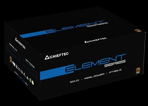 Блок живлення 600 Вт, ELEMENT, Black, 80+ Standart, 120 мм Chieftec teh0034051 - фото 3