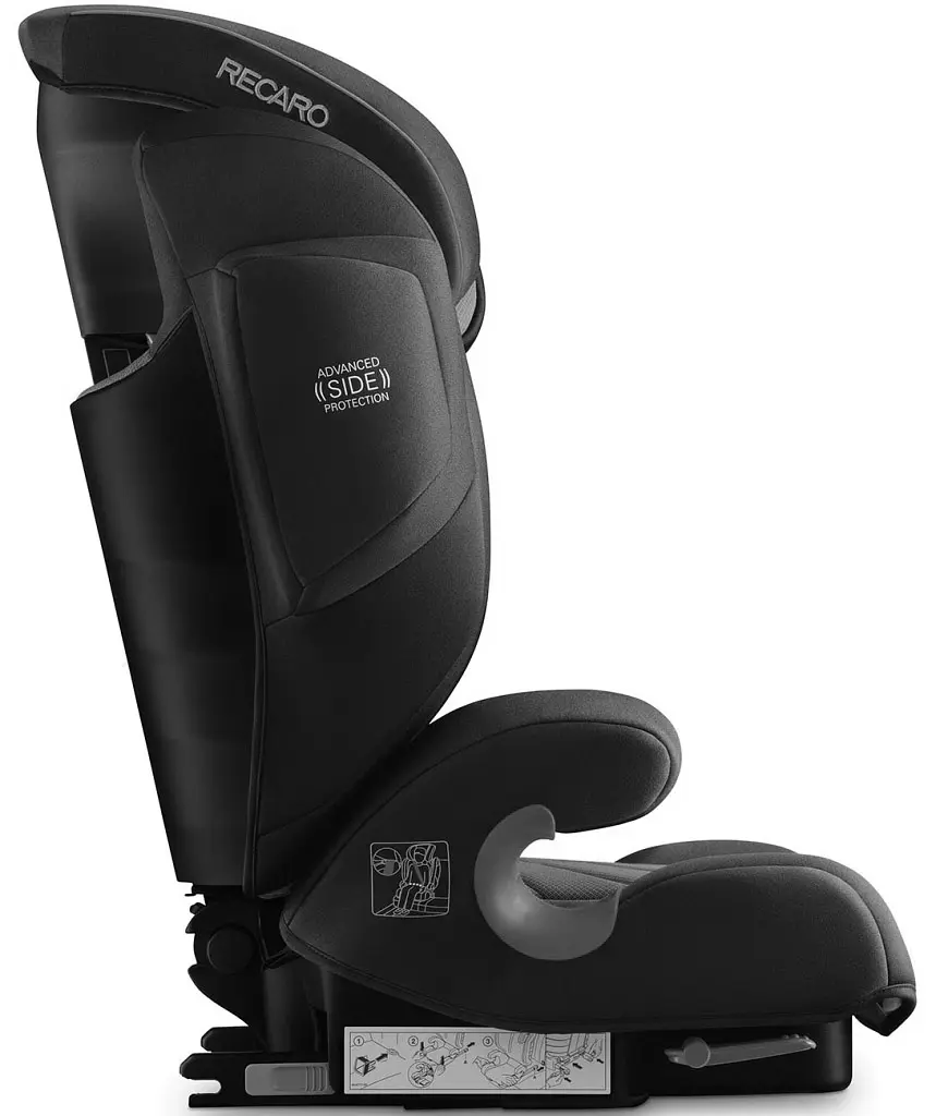 Автокресло Recaro Monza Nova 2 Seatfix Prime Mat Black (88010300050) - фото 3