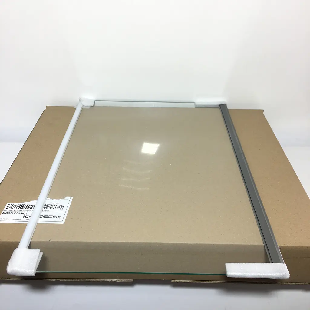 Стеклянная полка (средняя, верхняя) для холодильника Samsung RB38, RB36, RB34, DA97-21494A 500x353 мм - фото 3