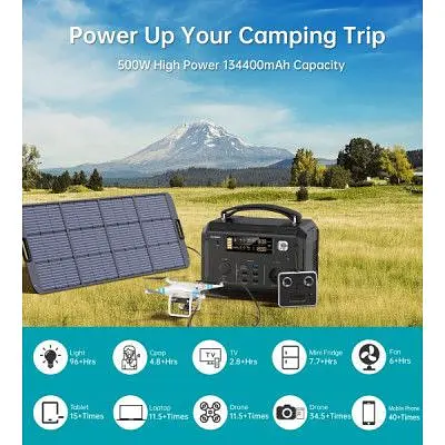 Зарядна станція Choetech (BS004-EU-BK), 500W (BS004-EU-BK) - фото 6