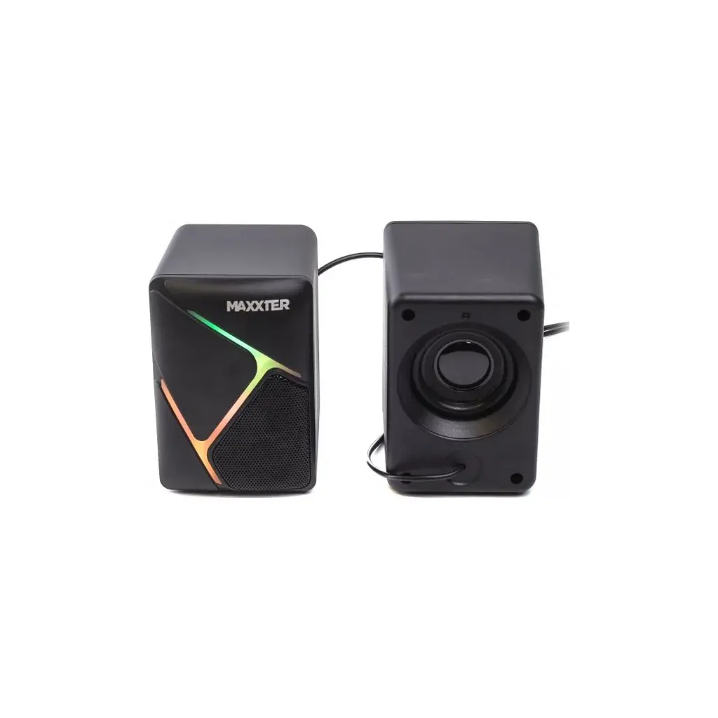 Акустична система Maxxter CSP-U004RGB USB Black (CSP-U004RGB) - фото 2