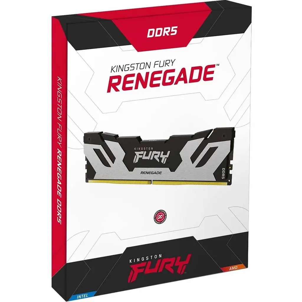 Модуль пам'яті Kingston Fury DDR5 16GB 8000MHz Renegade Silver XMP (KF580C38RS-16) - фото 4