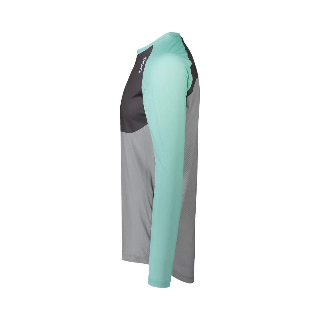 Велоджерсі POC MTB Pure LS Jersey S Сірий-Блакитний - фото 4