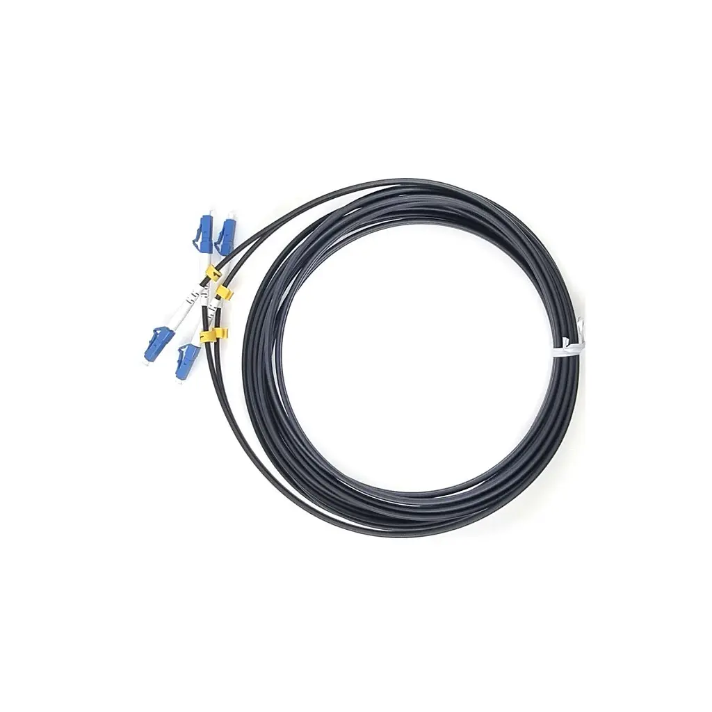 Оптичний патчкорд LC/UPC-LC/UPC, Multimode (50/125, OM3), LSZH, Duplex, black, 5m Eserver (ES-LC-LC/UPC-5-MM-D) - фото 3