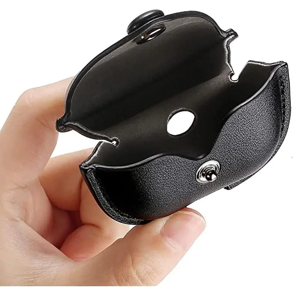 Шкіряний чохол Primo Hook для навушників Apple AirPods 3 (MME73) Black - фото 2