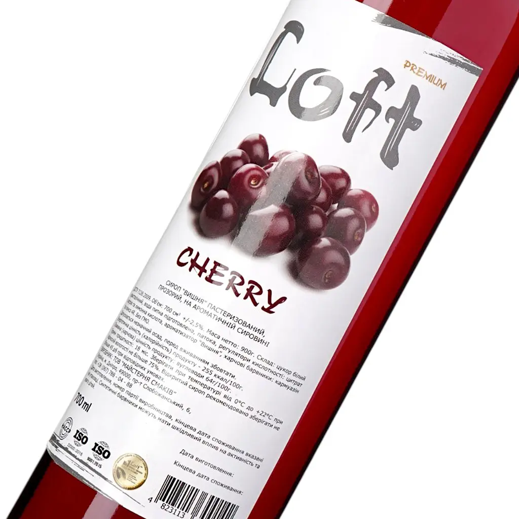Сироп Loft Вишня 0.7 л - фото 5