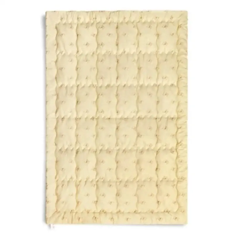 Набор MirSon шерсть №9550 Gold Camel Hand Made Wool зима одеяло 140х205 см + подушка белый (2200010806359) - фото 4
