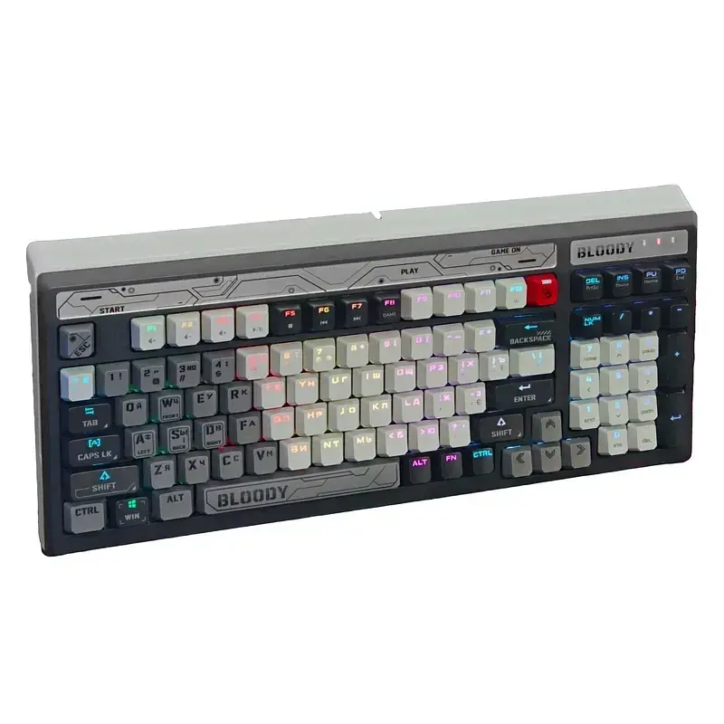 Клавіатура Bloody B950 RGB (Warrior Grey) - фото 4