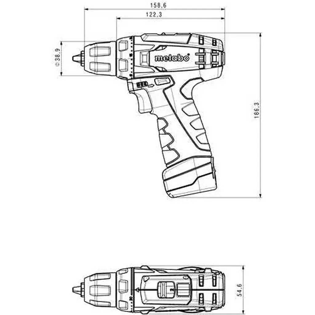 Дриль-шуруповерт Metabo PowerMaxx BS (600079550) [119765] - фото 5