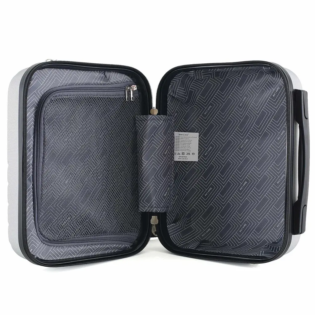 Бьюті-кейс Semi Line 18L Light Grey (T5762-1) - фото 6