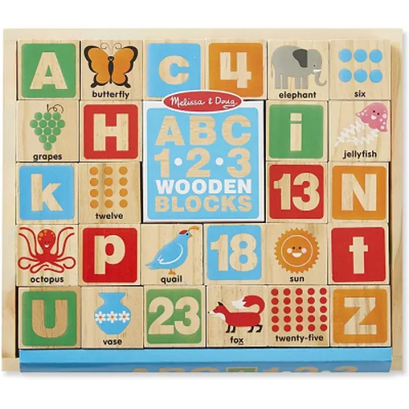 Кубики Melissa&Doug Цифри / Букви (MD2253)