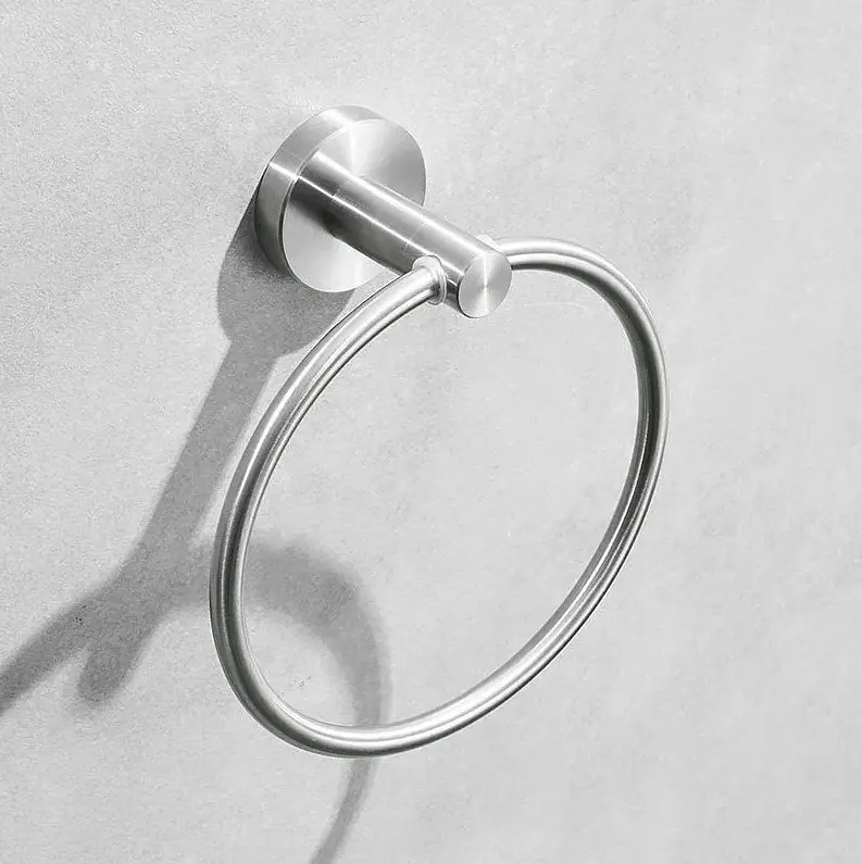 Рушникотримувач кільце Rea 332915 Mist 05 nickel brushed REA-06903, Никель - фото 2