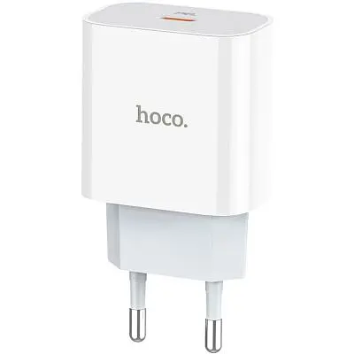 Зарядний пристрій HOCO C76A Plus Speed Source USB-C PD20W White (6931474746917)