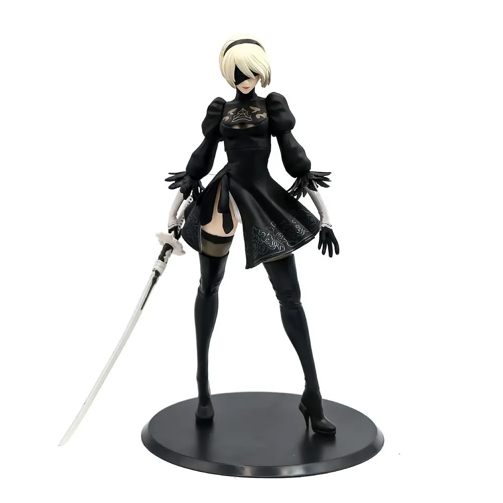 Фігурка бойовий робот Міс Автомата NieR: Automata 2В Authentic Bring Arts 30 см games NRA 22.94 - фото 3