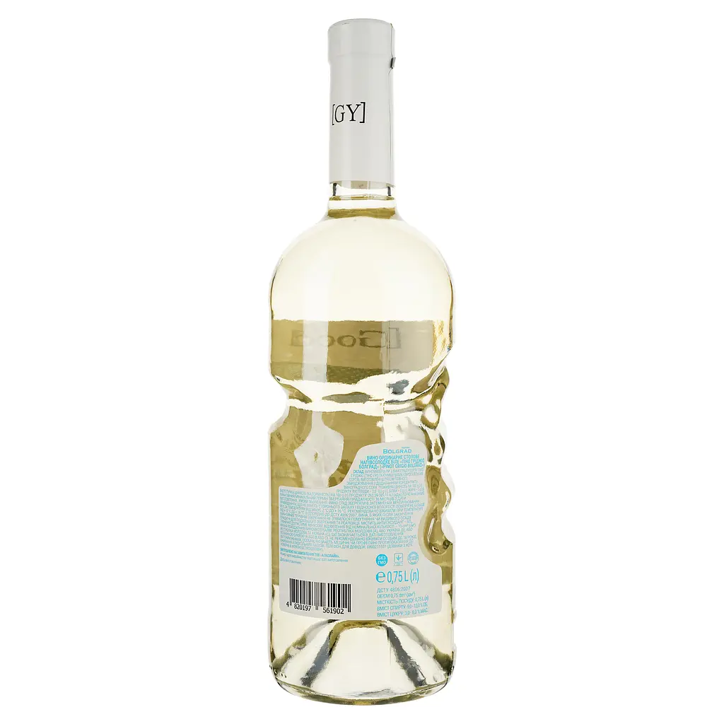 Вино Bolgrad Pinot Grigio, біле, напівсолодке, 0,75 л - фото 2