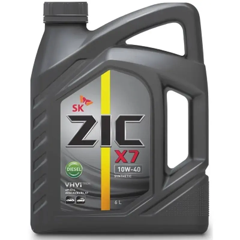 Моторна олива ZIC 10W-40 X7 DIESEL 6л (172607)