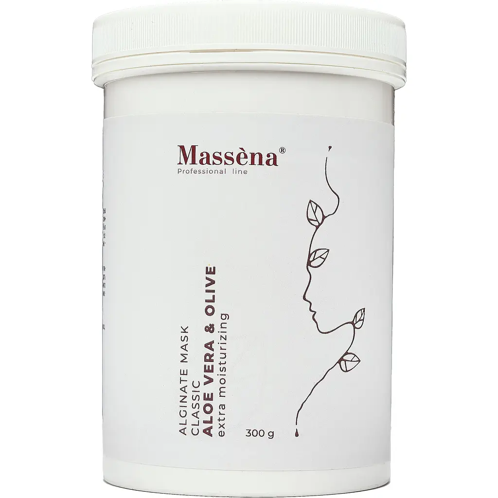 Альгінатна маска для обличчя Massena Aloe Vera & Olive 300 г
