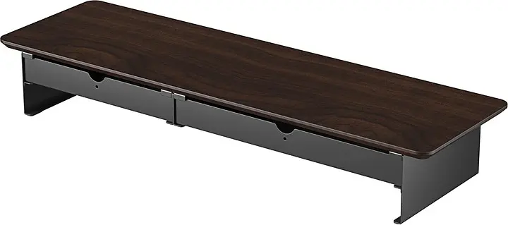 Настільна підставка для монітора Officepro MR145DW Dark Wood/Black (MR145DW) - фото 2