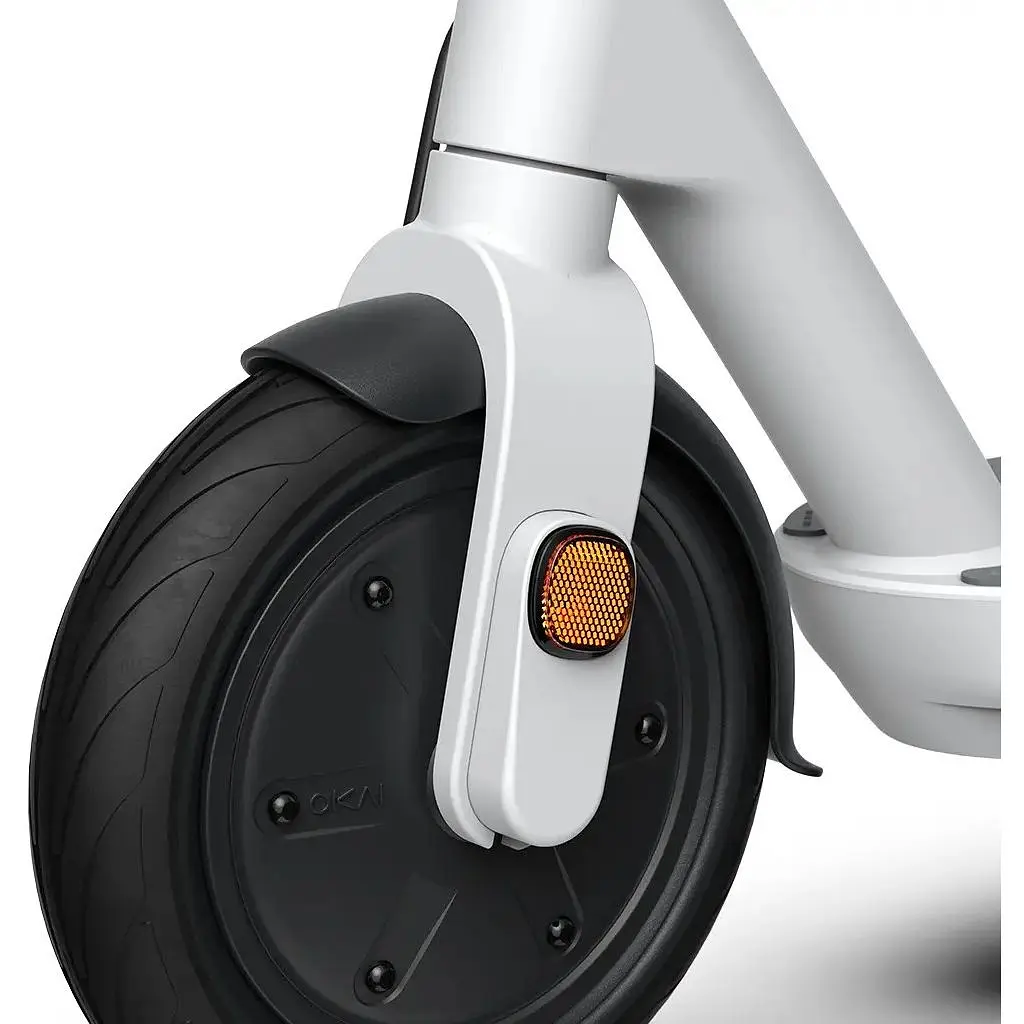 Електросамокат OKAI ES10-NEON Lite складаний 300/600W 7.8Ah швидкість 25 км/год пробіг до 30 км NFC App колеса 9" вага 15 кг White - фото 9