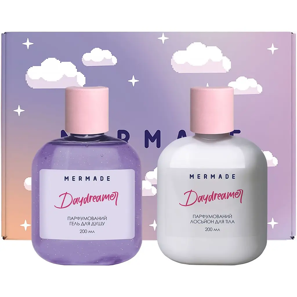 Парфумований набір для тіла Mermade Daydreamer, гель для душу, 200 мл + лосьйон для тіла, 200 мл - фото 2