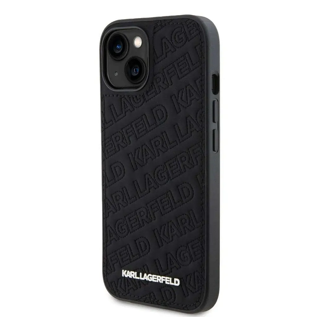 Чехол Karl Lagerfeld PU Quilted Pattern для iPhOne 15 Black (57983116799) - фото 2