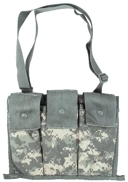 Підсумок тактичний для трьох магазинів М16, M4 Molle II Bandoleer Ammunition Pouch піксель - фото 7