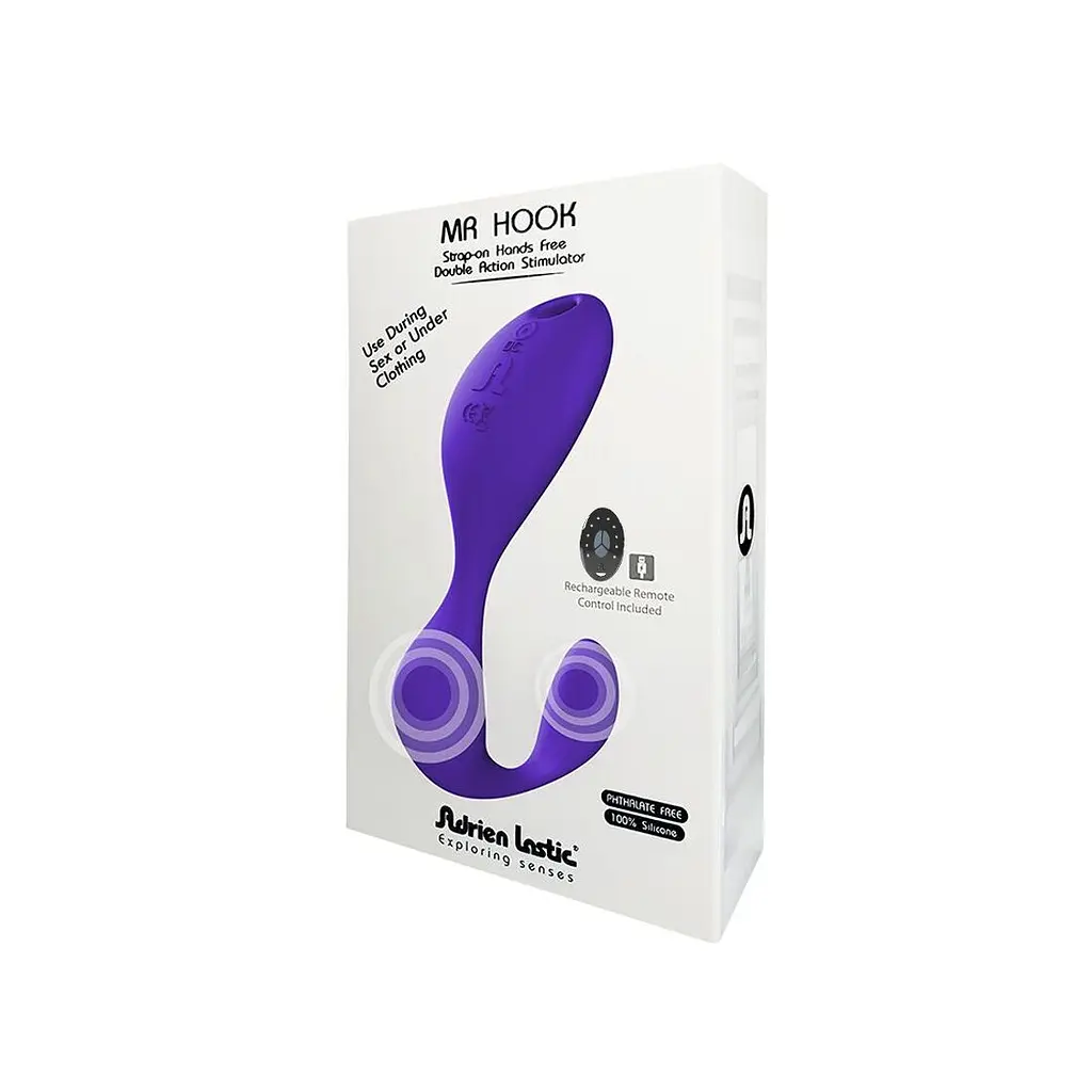 Вібратор під одяг Adrien Lastic Mr.Hook з пультом LRS - фото 7