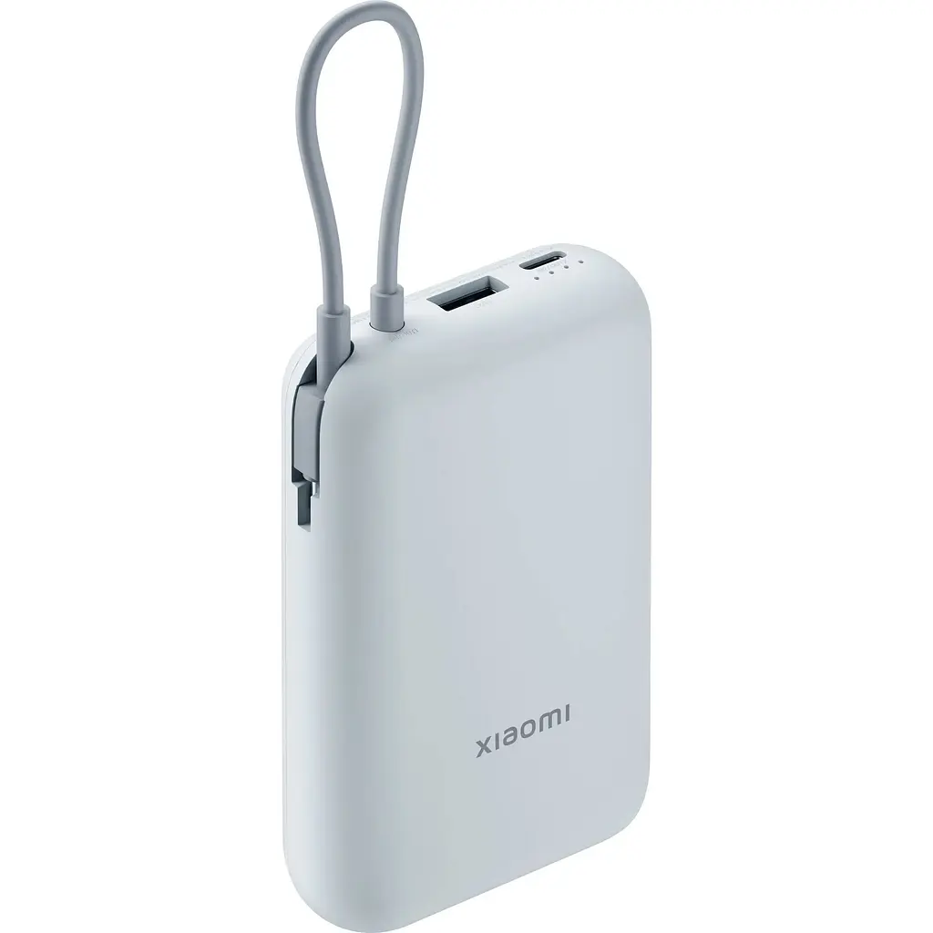 Портативний акумулятор Xiaomi Power Bank Integrated Cable 22.5W 10000mAh blue (P15ZM / BHR9073GL) - фото 3