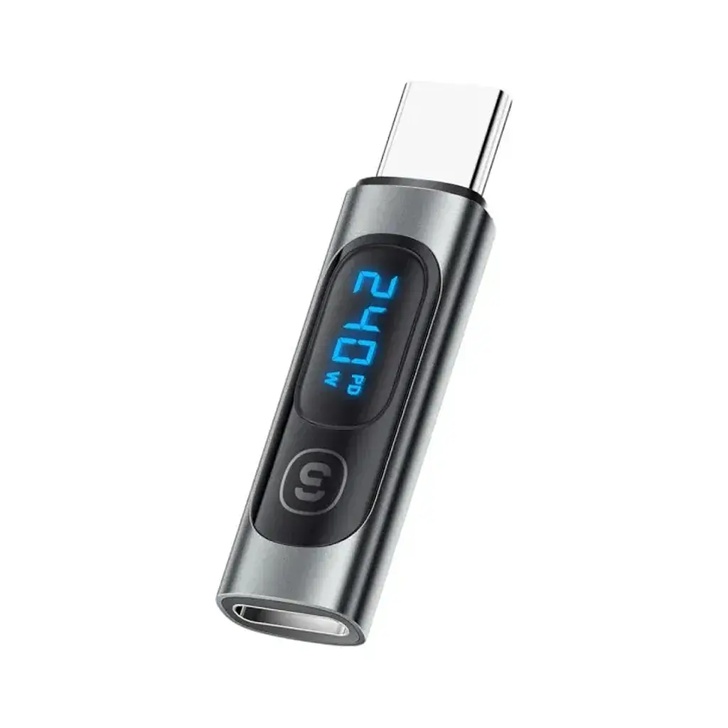 Перехідник USB-C F to USB-C M digital display Essager (EZJTT-TX0G-P) - фото 2