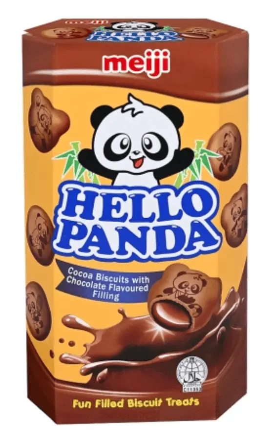 Шоколадне печиво Meiji Hello Panda Cocoa Biscuits Chocolate 42г