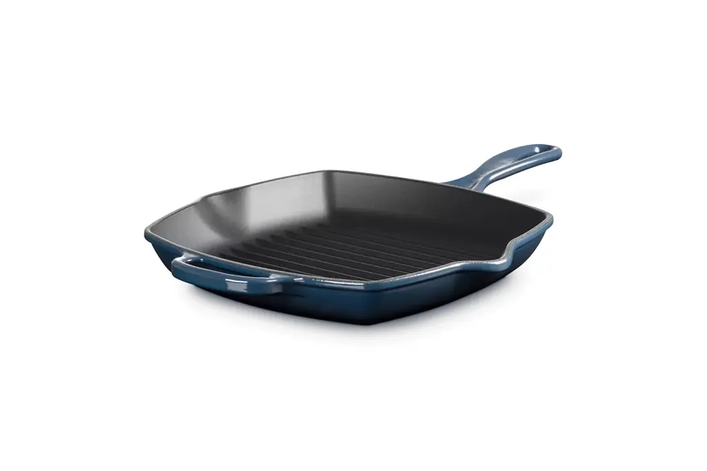 Сковорода-гриль Le Creuset Signature Cast Iron Square Grillit 26 см синя 20183261290422 - фото 2