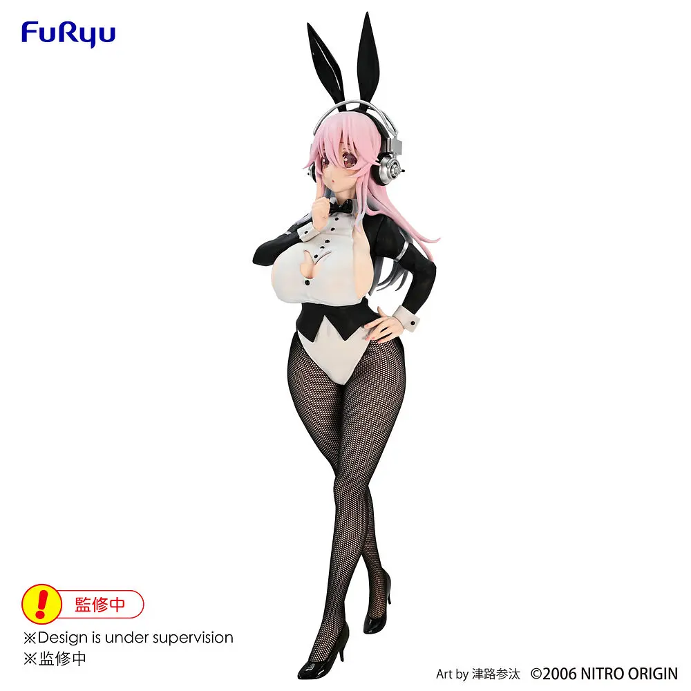 Фигурка FuRyu BiCute Bunnies Виртуальная певица Супер Сонико  Super Sonico Costume Swallowtail 30 см F BB SS 3 - фото 2