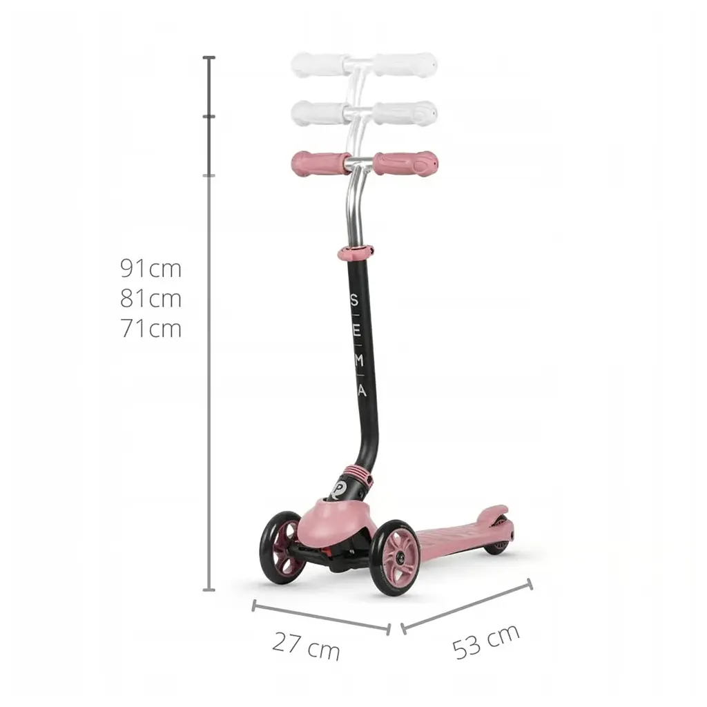 Самокат QPlay Sema 5 в 1 Pink (ST-004SemaPink) - фото 8