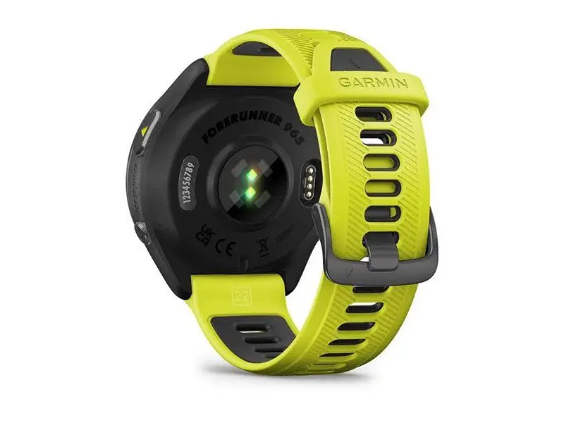 Смарт-годинник Garmin Forerunner 965 Carbon Gray Titanium Bezel w. Black Case and Amp Yell/Black S. Band (010-02809-02/12) - фото 2