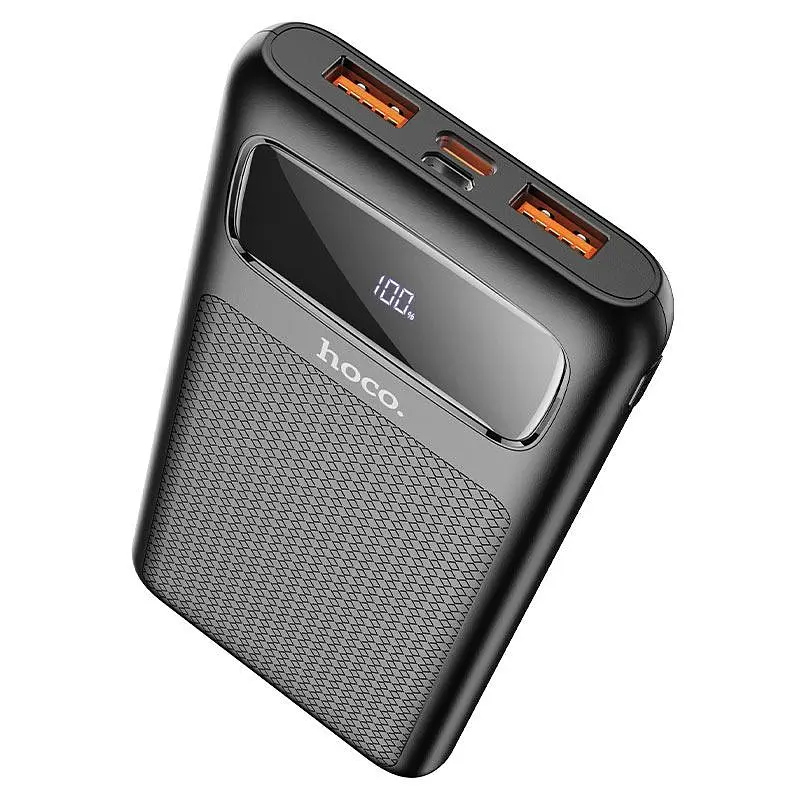 Внешний аккумулятор Hoco J81 10000 mAh с дисплеем черный - фото 2