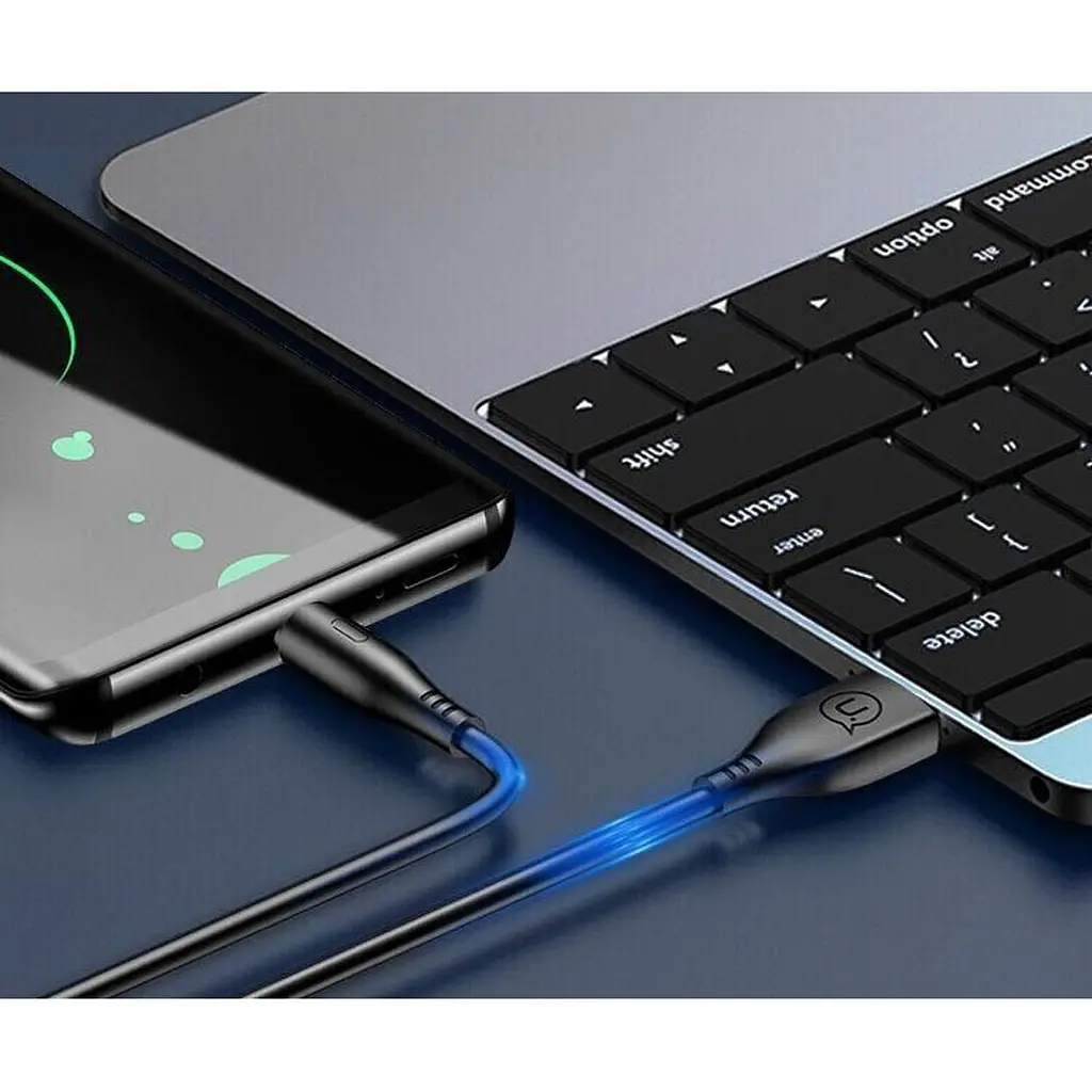 Кабель Usams U18 Round USB-A - USB-C 2A 1m Black (US-SJ267) [66962] - фото 8