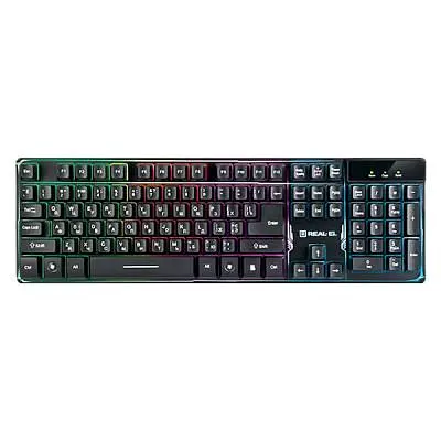 Клавіатура REAL-EL 8700 Gaming Backlit Black (EL123100015)