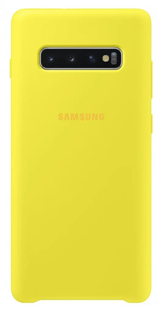 Чохол силіконовий Silicone Cover EF-PG973TYEGRU Samsung Galaxy S10 Plus (6.4") Yellow - фото 2
