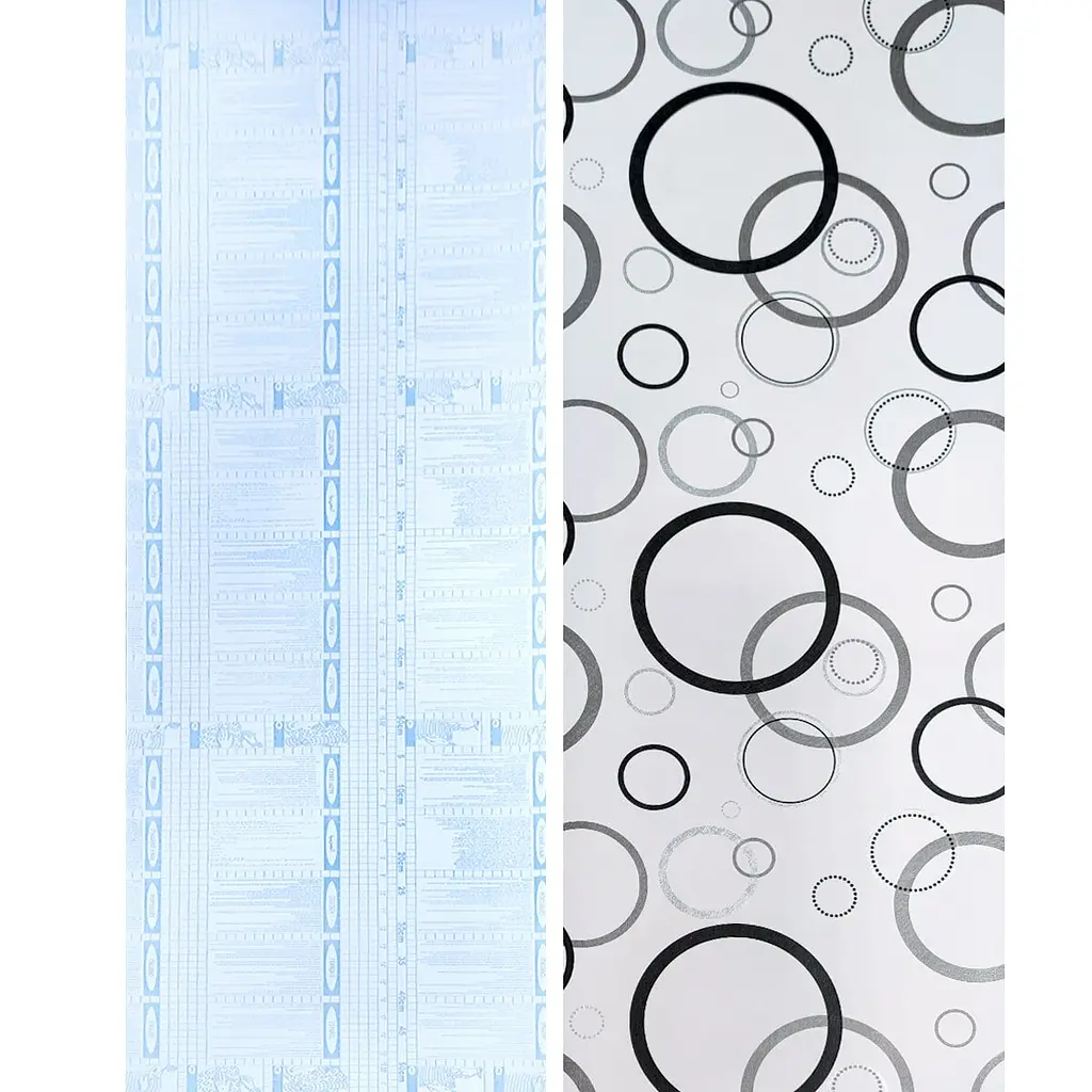 Самоклеюча плівка Sticker Wall SW-00001201 Срібні круги 0,45х10м - фото 2
