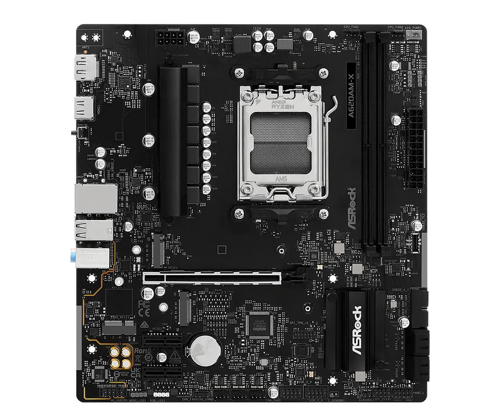 Материнська плата ASRock A620AM-X Socket AM5 (A620AM-X) - фото 2