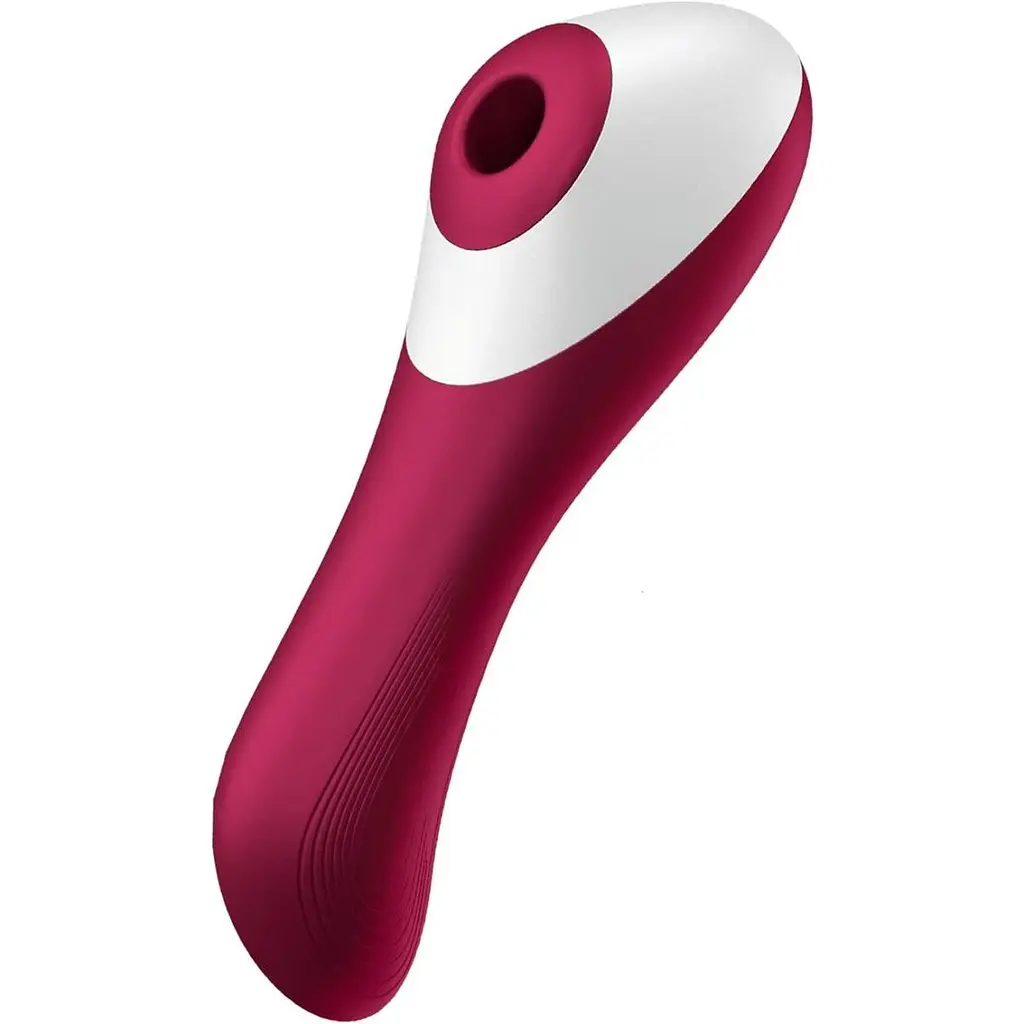 Вібратор з вакуумною стимуляцією Satisfyer Dual Crush Wine Red (SO6088) [95344] - фото 2