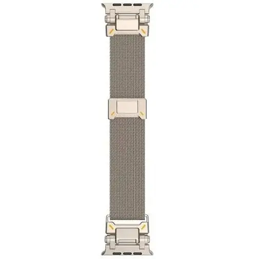 Металевий ремінець CasePro Milanese Band Titanium Color для Apple Watch 49мм/46мм/45мм/44мм - фото 3