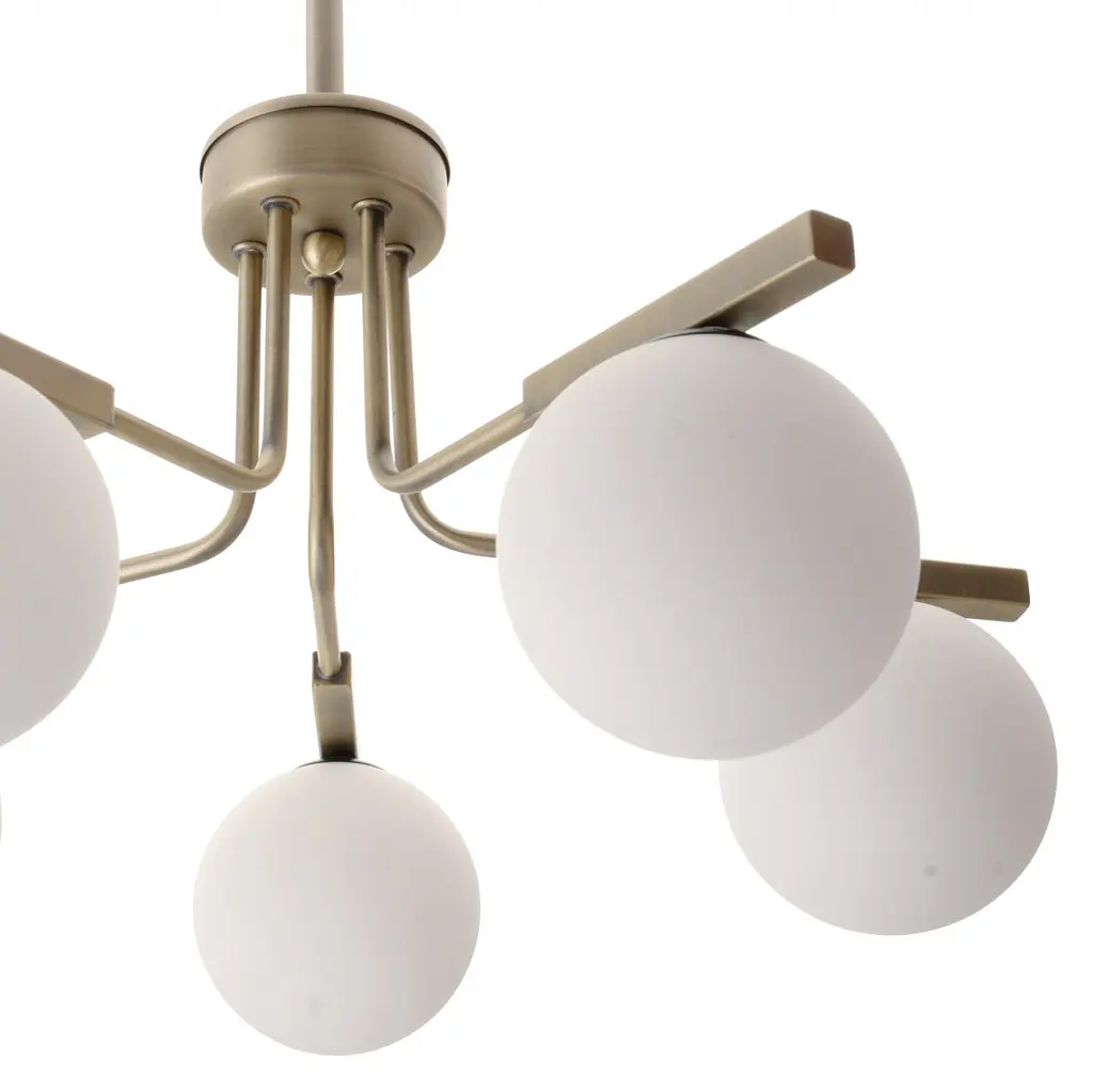 Люстра Brille молекула в спальне G9 30W BZ (BL-803S/5) - фото 2