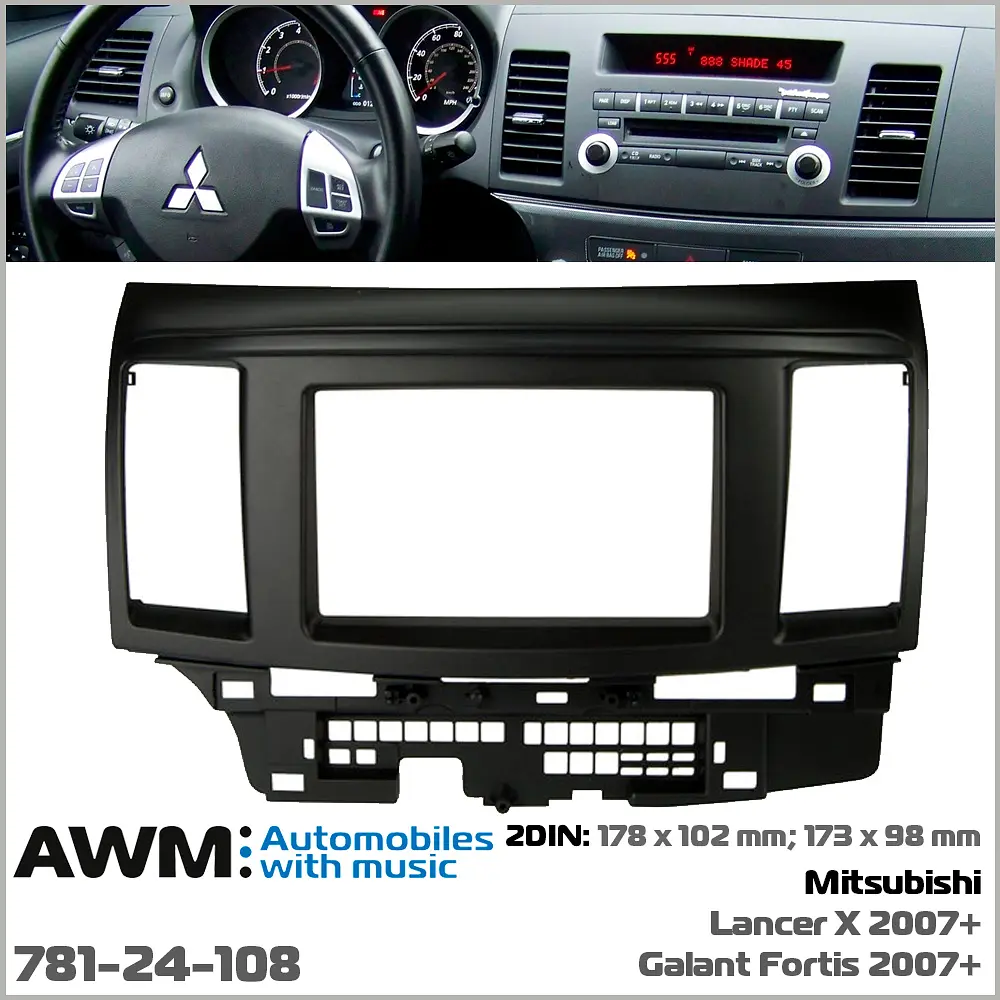 Перехідна рамка Mitsubishi Lancer X AWM 781-24-108 - фото 4