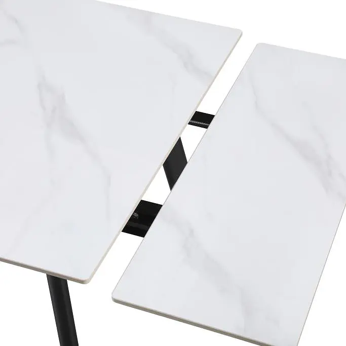 Стол Avanti FRED Ceramic White 90-150x80 см - фото 6