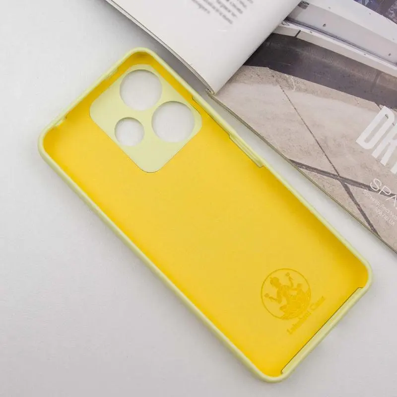 Чехол Silicone Cover Ummi Lakshmi Full Camera (AA) для Xiaomi Redmi 13 4G / Poco M6 4G Желтый / Mellow Yellow - фото 3