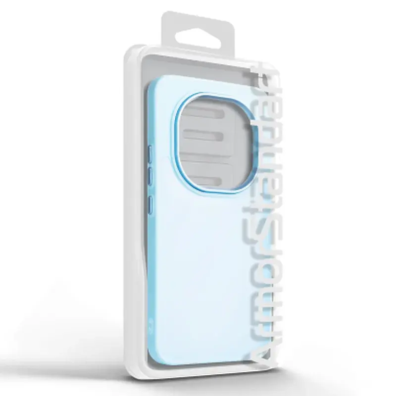 Чохол до мобільного телефона Armorstandart Frame Xiaomi Redmi Note 15 Pro Plus 5G / Poco M8 Pro 5G Light Blue (ARM90022) - фото 3