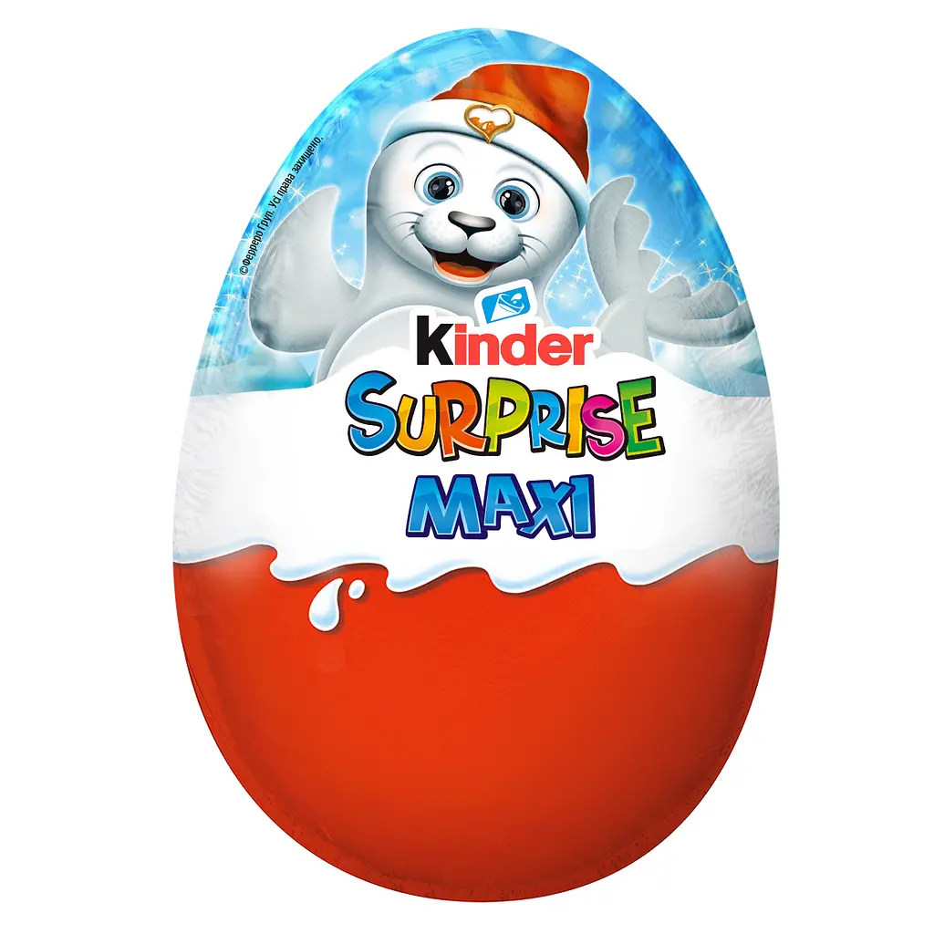 Уцінка. Яйце Kinder Maxi Surprise Новорічне 100 г - фото 4