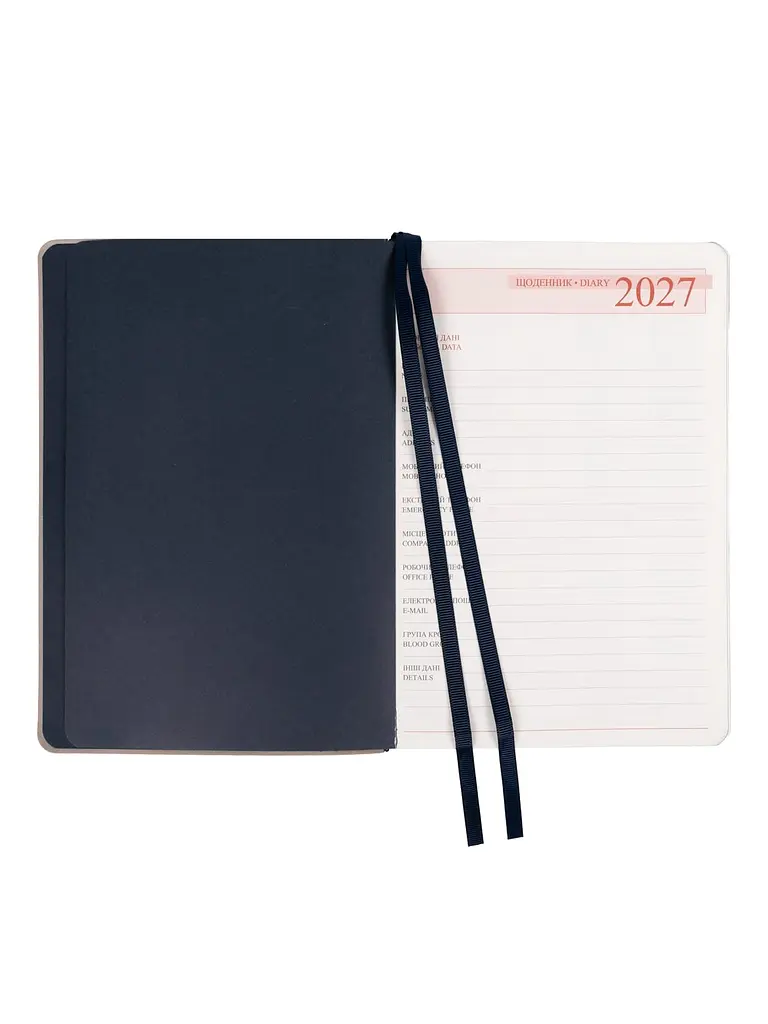 Щоденник 2027 А5 LEO Planner Clarity датований сірий (252780) - фото 4