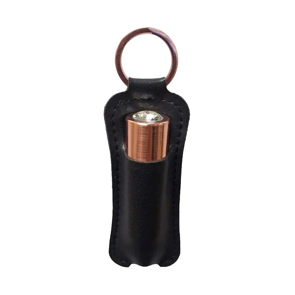 Віброкуля PowerBullet First-Class Bullet 2.5″ з Key Chain Pouch, Rose Gold, 9 режимів вібрації - фото 7